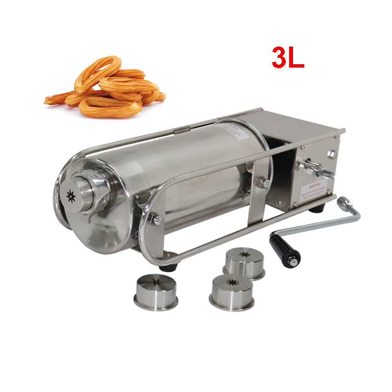 Churros Extruder Machine Manual - ماكينة فواكه لاتينية أفقية صانع كروس