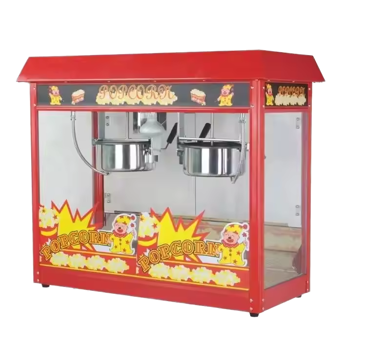 Commercial Popcorn Maker 8Oz - سقف أحمر تجاري 8 أونصة غلاية