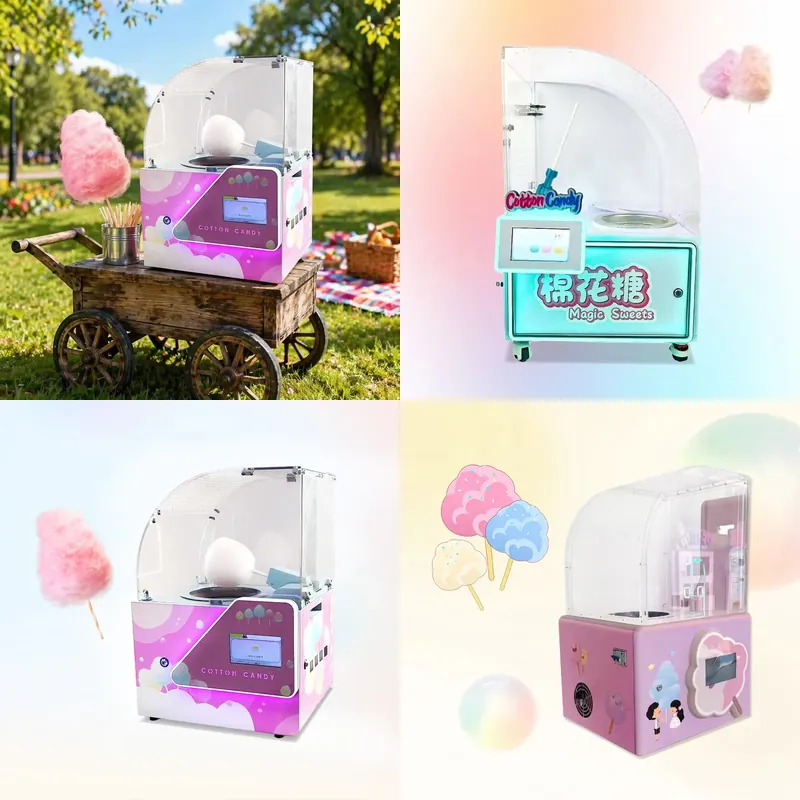 Floss Candy Sugar Spinner Machine - آلة حلوى القطن الأوتوماتيكية، صانعة حلوى