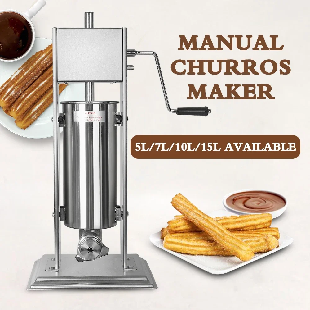 Churros Extruder Machine Manual - آلة صنع التشوروس اليدوية من هوم
