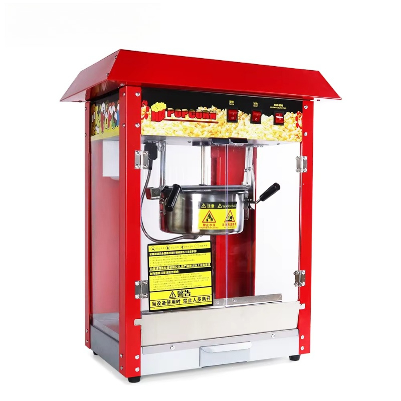 Commercial Popcorn Maker 8Oz - آلة صنع الفشار الأكريليكية سعة 8