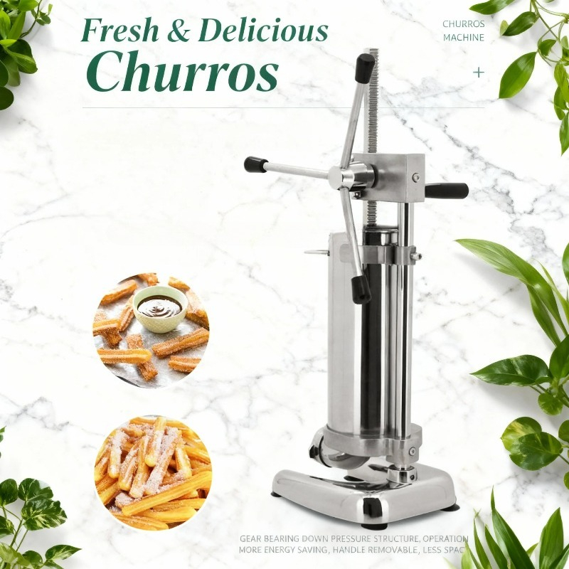 Churros Extruder Machine Manual - آلة صنع وحشو التشوروس الصناعية، مكبس