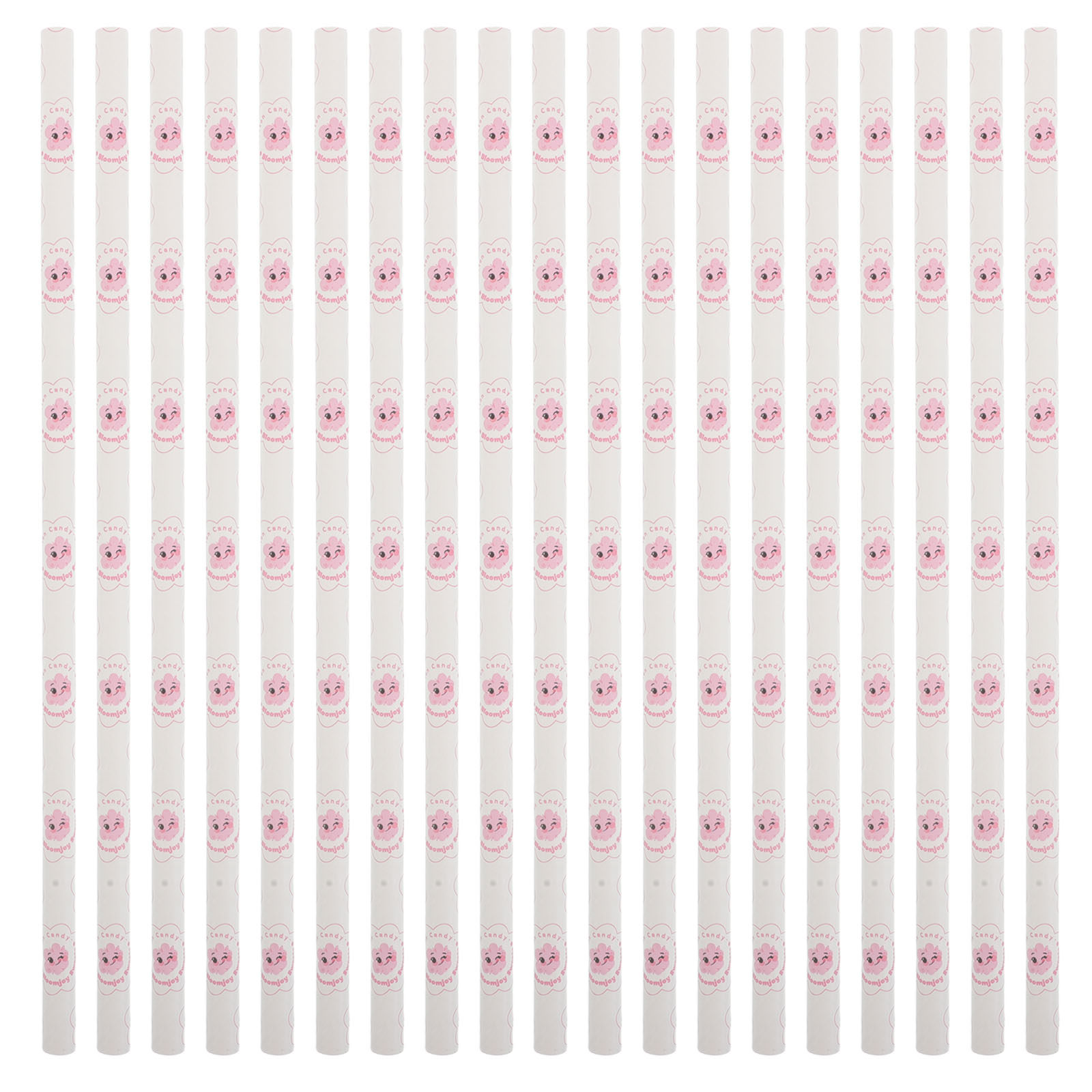 Cotton Candy Cones Paper Sticks - 50 قطعة من أعواد حلوى القطن