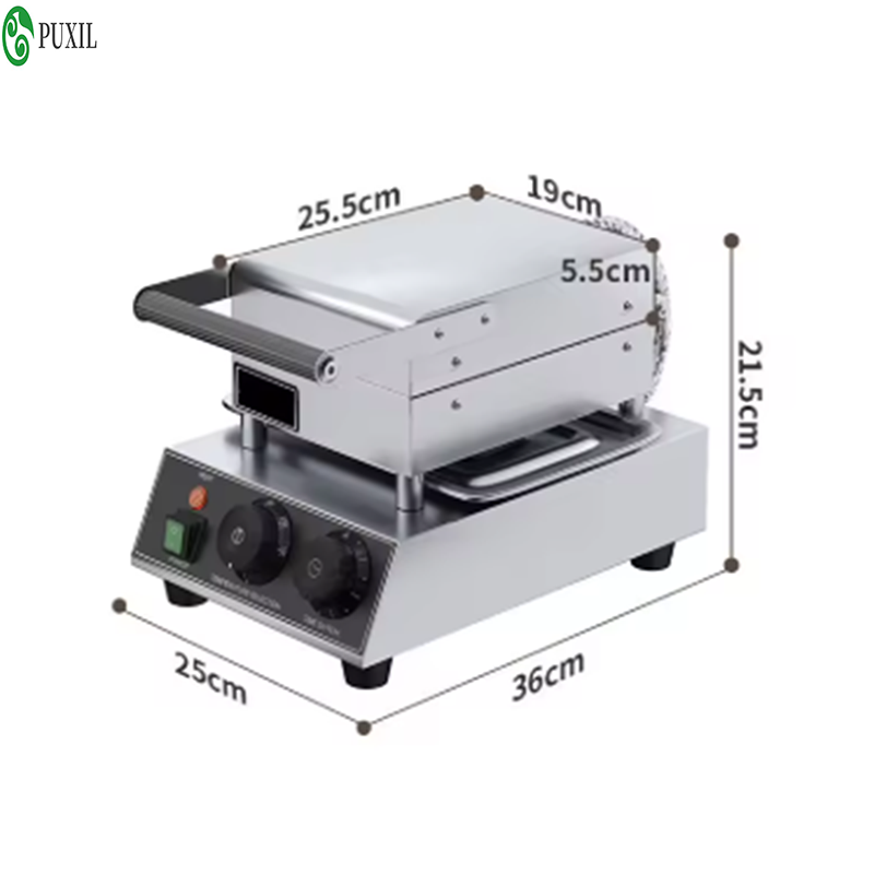 Commercial Waffle Cone Maker Ice Cream - صانعة لفائف البيض الكهربائية التجارية بتحكم