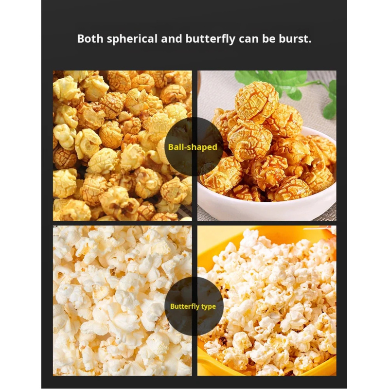 Commercial Popcorn Maker 8Oz - ماكينة صنع الفشار الكهربائية التجارية الحمراء
