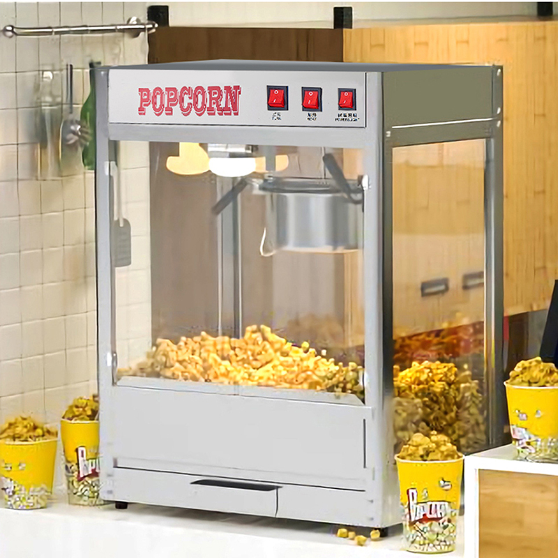 Commercial Popcorn Maker 8Oz - ماكينة صنع الفشار الكهربائية صانع المسرح