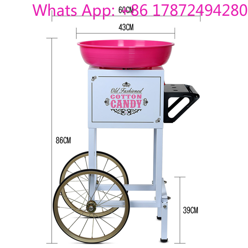 Commercial Cotton Candy Machine Cart - آلة حلوى القطن عالية القدرة للاستخدام