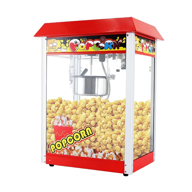 Commercial Popcorn Maker 8Oz - آلة صنع الفشار التجارية ذات السقف