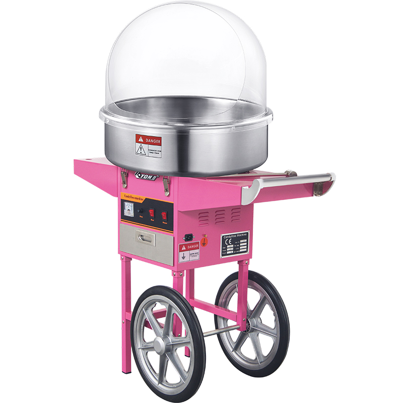 Commercial Cotton Candy Machine Cart - آلة قطن الحلوى التجارية القياسية مع