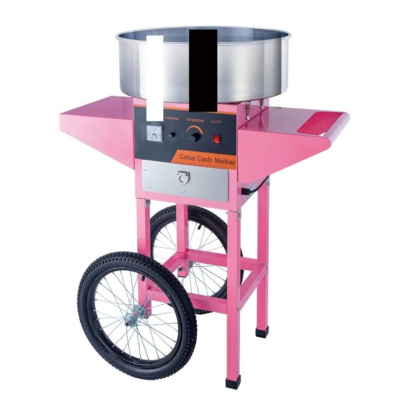 Commercial Cotton Candy Machine Cart - آلة صنع حلوى القطن مع عربة،