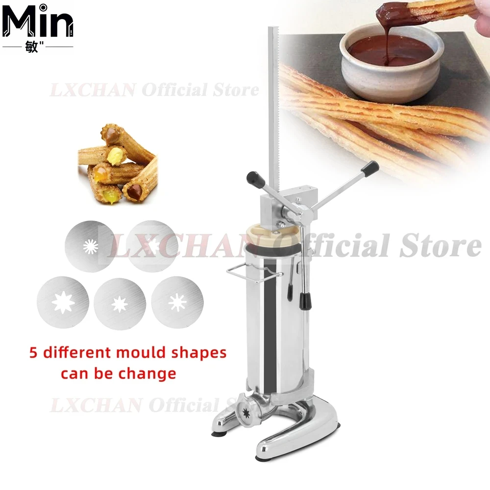 Churros Extruder Machine Manual - آلة صنع التشوروس الإسبانية اليدوية الصغيرة