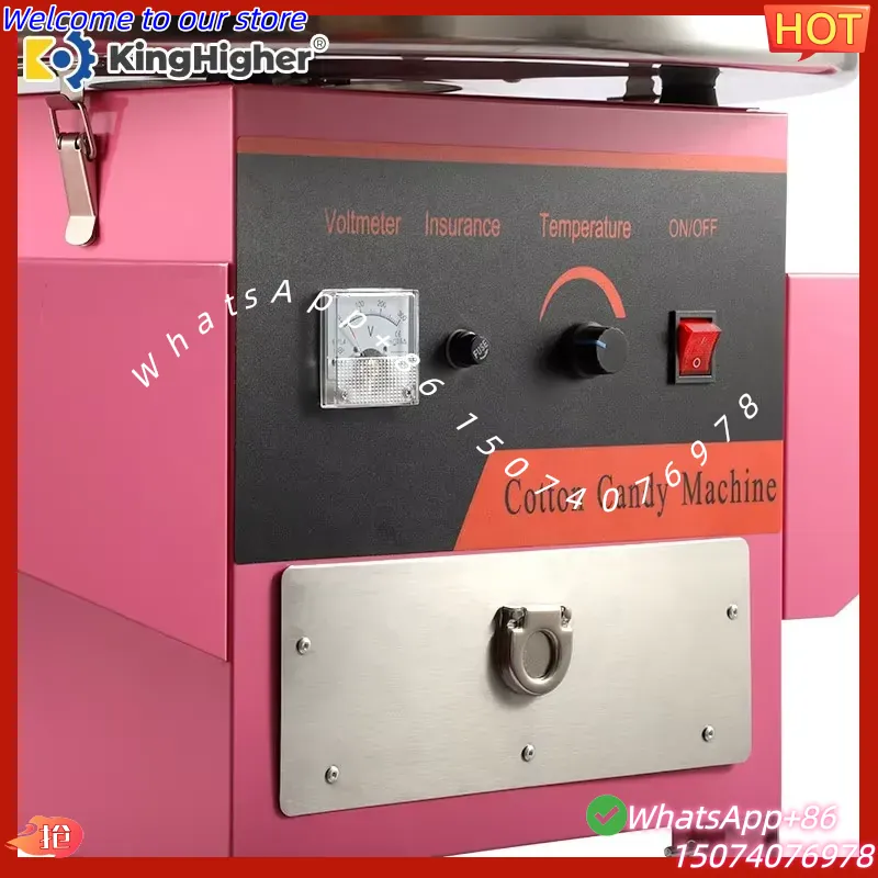 ماكينة صنع غزل البنات الكهربائ - مراجعة Commercial Cotton Candy Machine Cart وسعره