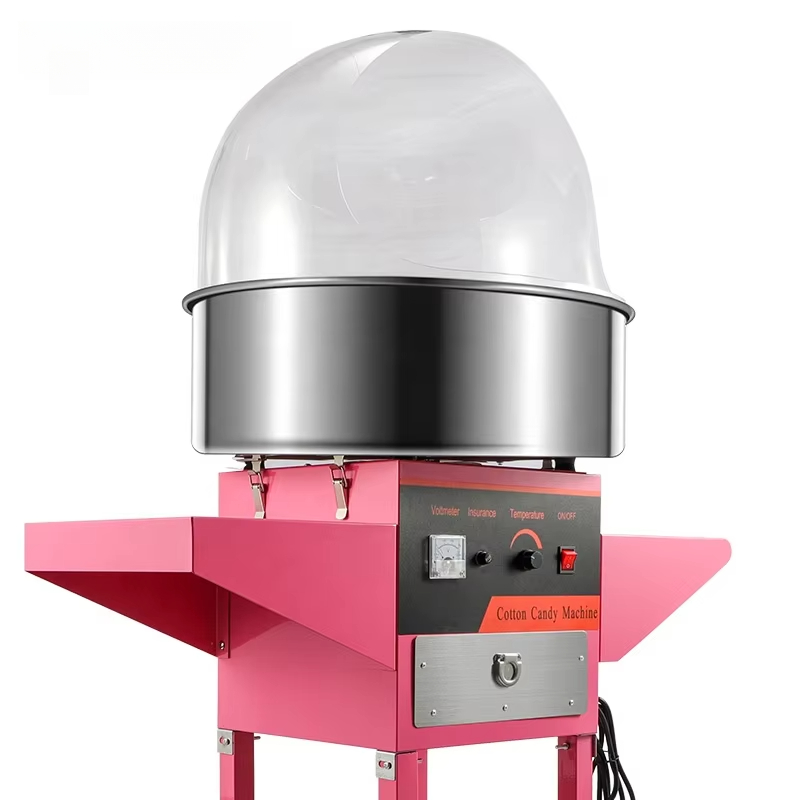 ماكينة صنع حلوى القطن المحمولة - مراجعة Commercial Cotton Candy Machine Cart وسعره