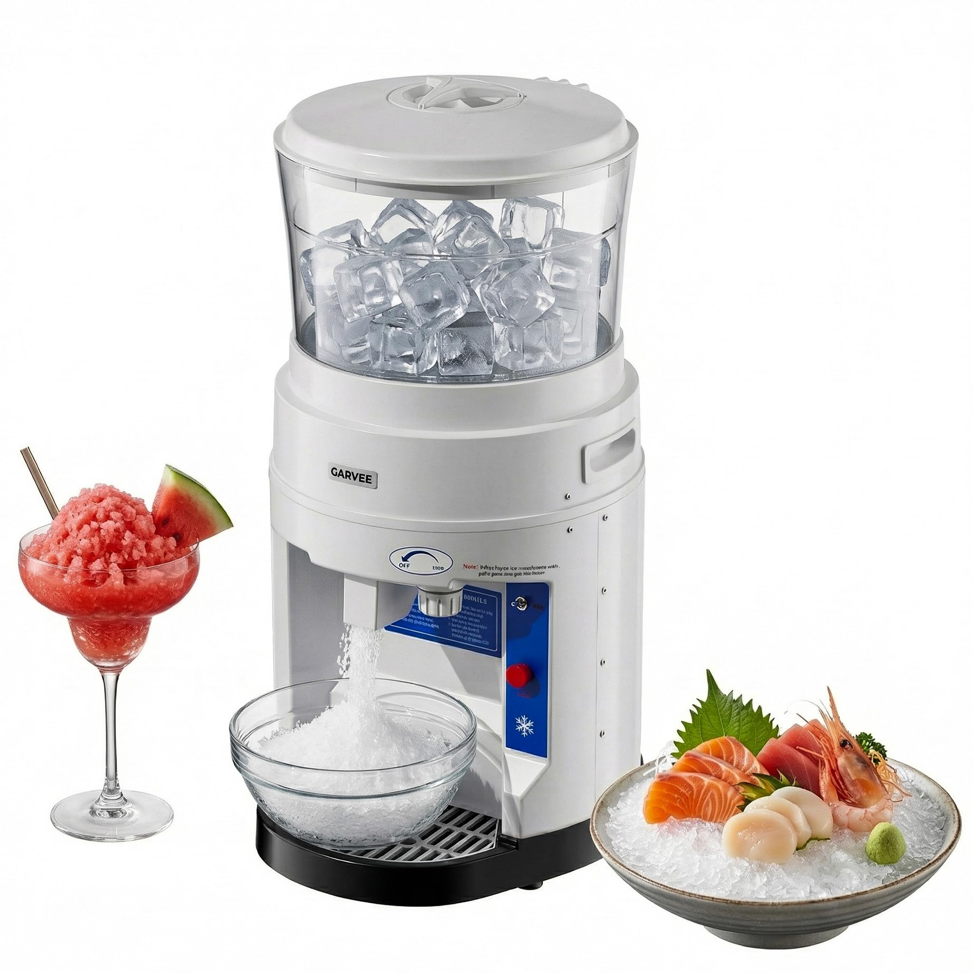ماكينة صنع الثلج المجروش والثل - مراجعة Snow Cone Shaved Ice Machine وسعره