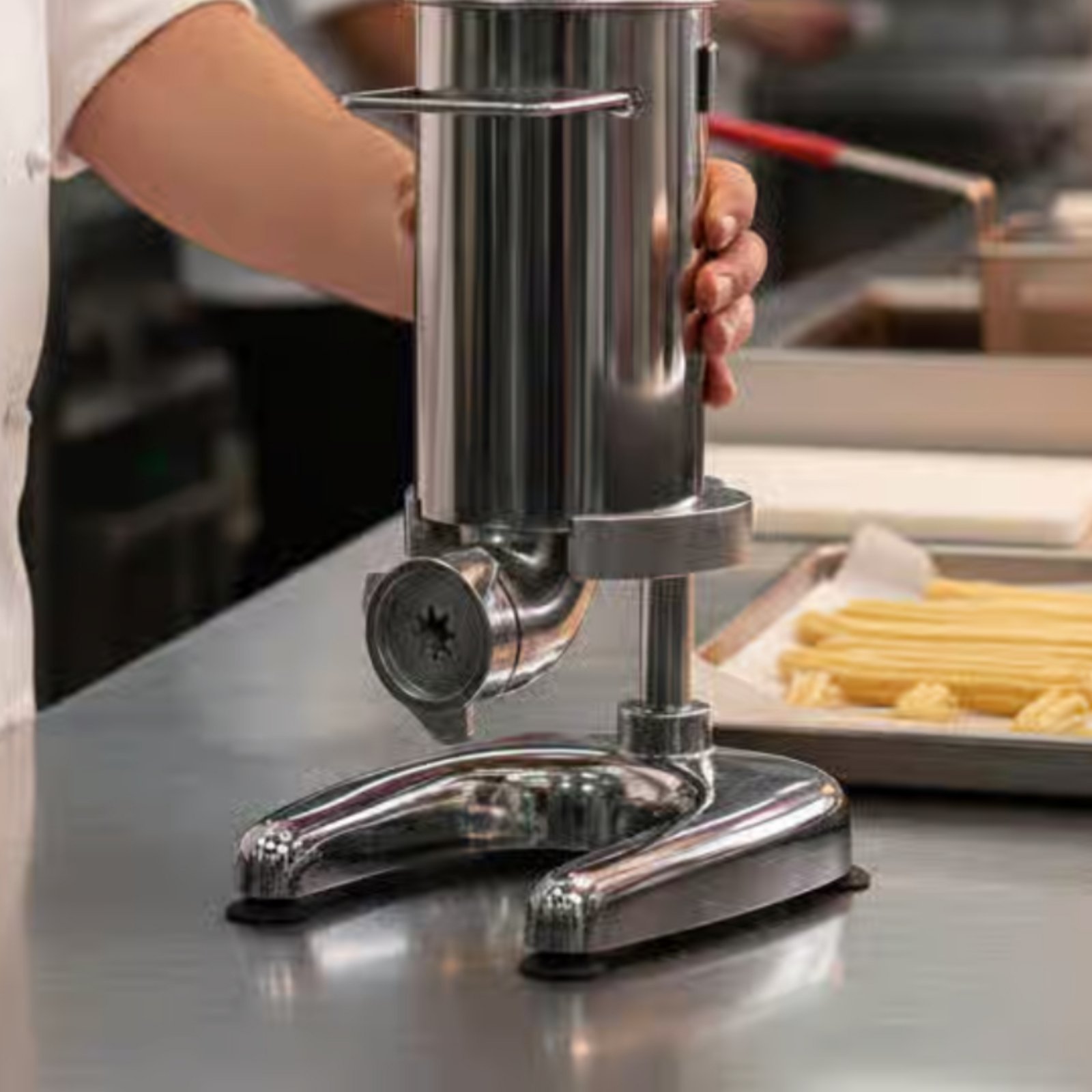 آلة صنع التشوروس بسعة 3 لتر، م - مراجعة Churros Extruder Machine Manual وسعره