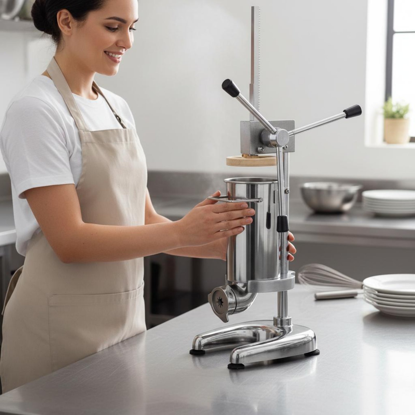 آلة صنع التشوروس بسعة 3 لتر، م - مراجعة Churros Extruder Machine Manual وسعره