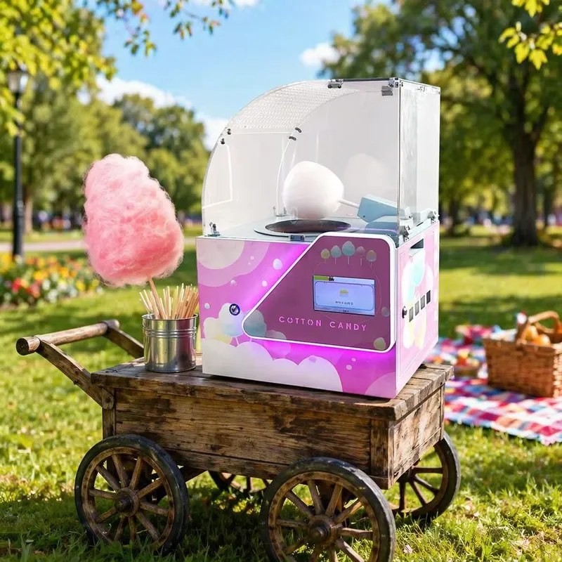 آلة حلوى القطن الأوتوماتيكية،  - مراجعة Floss Candy Sugar Spinner Machine وسعره
