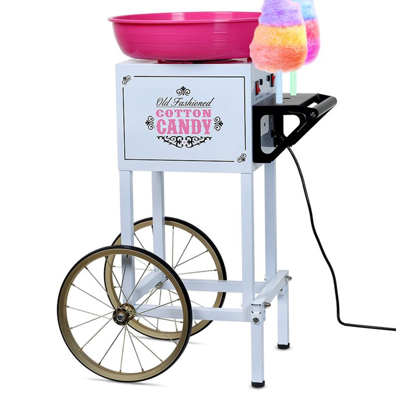 آلة حلوى القطن عالية الطاقة ال - مراجعة Commercial Cotton Candy Machine Cart وسعره