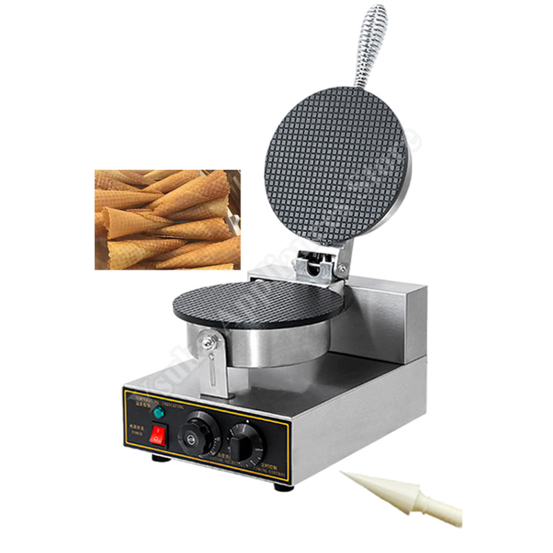 آلة صنع مخاريط الآيس كريم المق - مراجعة Commercial Waffle Cone Maker Ice Cream وسعره