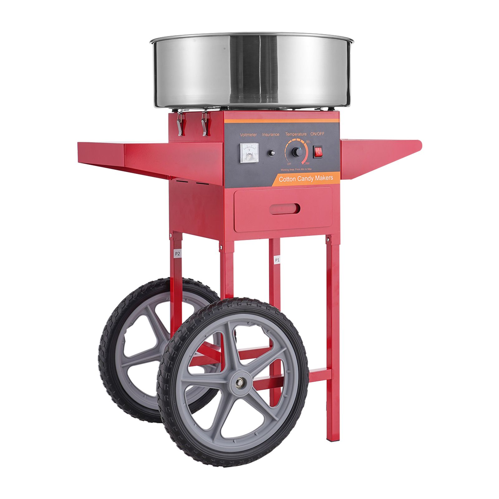 آلة صنع حلوى القطن الكهربائية  - مراجعة Commercial Cotton Candy Machine Cart وسعره