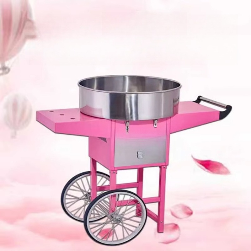 آلة صنع حلوى القطن التجارية مع - مراجعة Commercial Cotton Candy Machine Cart وسعره
