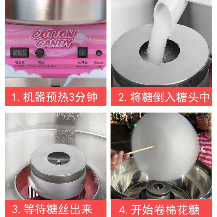 آلة حلوى القطن، آلة حلوى القطن - مراجعة Commercial Cotton Candy Machine Cart وسعره