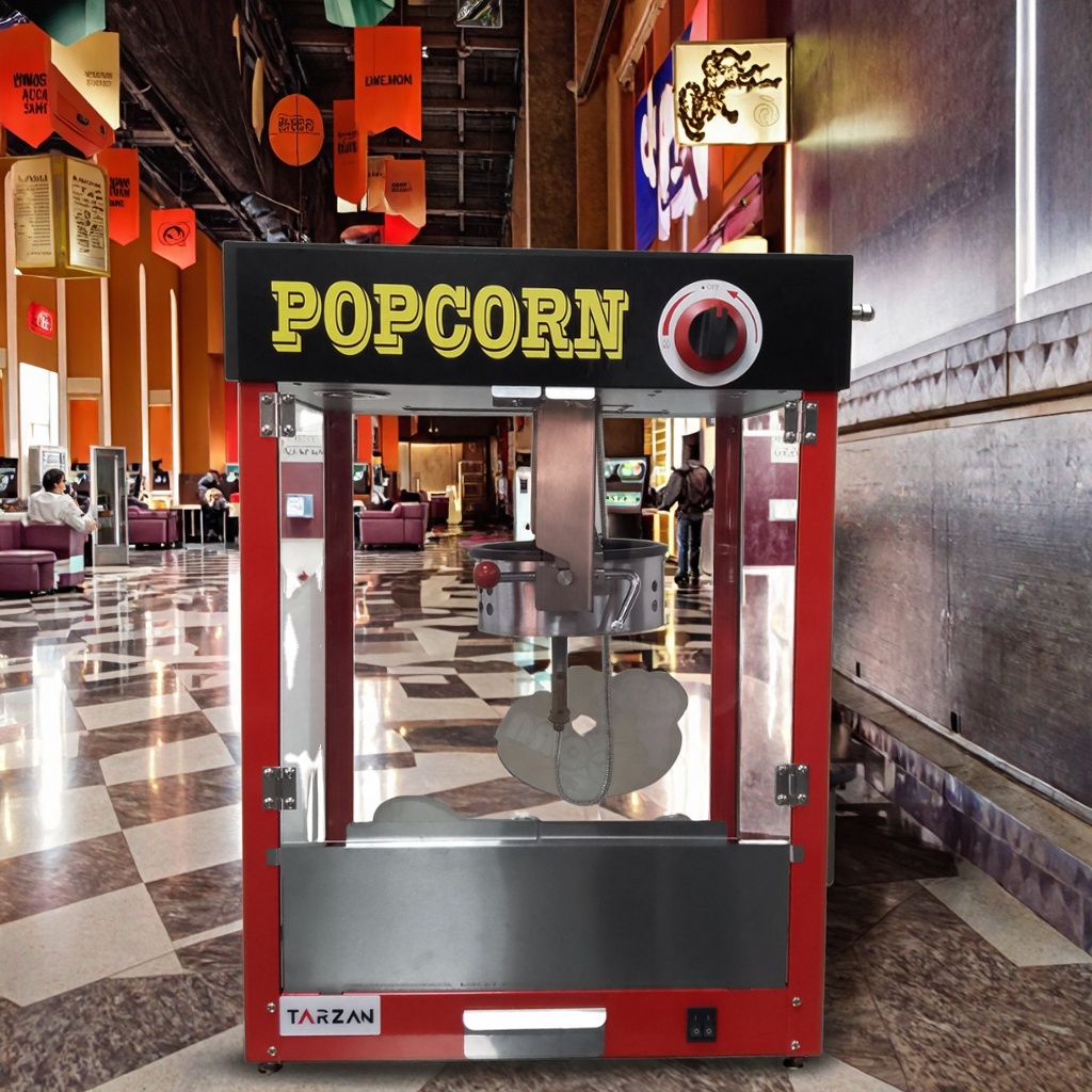 ماكينة صنع الفشار الكهربائية ا - مراجعة Commercial Popcorn Maker 8Oz وسعره