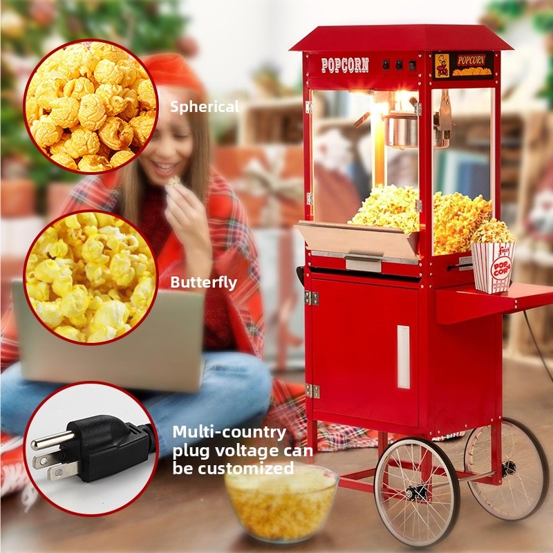 آلة صنع الفشار الكهربائية، سعة - مراجعة Commercial Popcorn Maker 8Oz وسعره