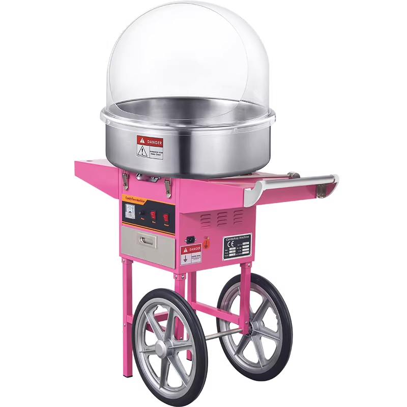 آلة حلوى القطن الكهربائية مع ع - مراجعة Commercial Cotton Candy Machine Cart وسعره