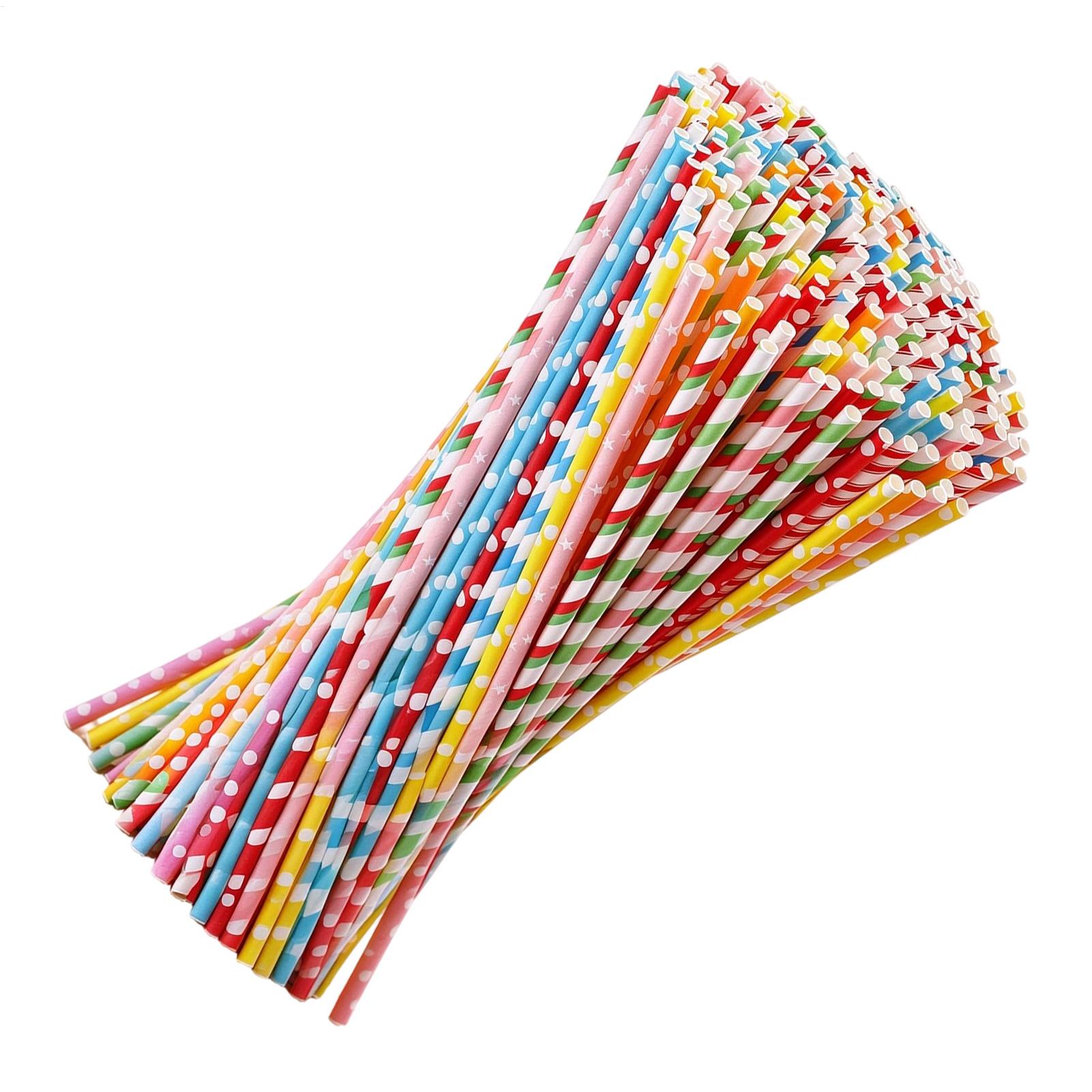 100 قطعة من أعواد ورقية متعددة - مراجعة Cotton Candy Cones Paper Sticks وسعره