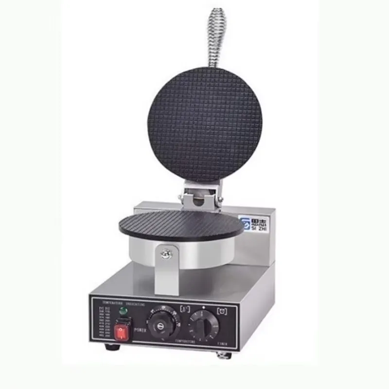 ماكينة صنع الوافل الكهربائية م - مراجعة Commercial Waffle Cone Maker Ice Cream وسعره
