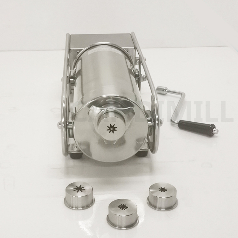 ماكينة كروس يدوية من الفولاذ ا - مراجعة Churros Extruder Machine Manual وسعره