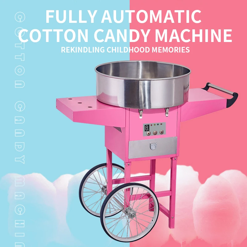 ماكينة حلوى القطن الكهربائية ا - مراجعة Commercial Cotton Candy Machine Cart وسعره