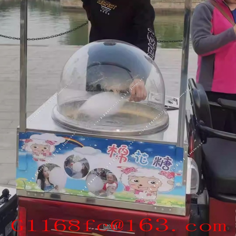 غطاء شفاف لآلة صنع حلوى القطن  - مراجعة Cotton Candy Maker With Cover Shield وسعره