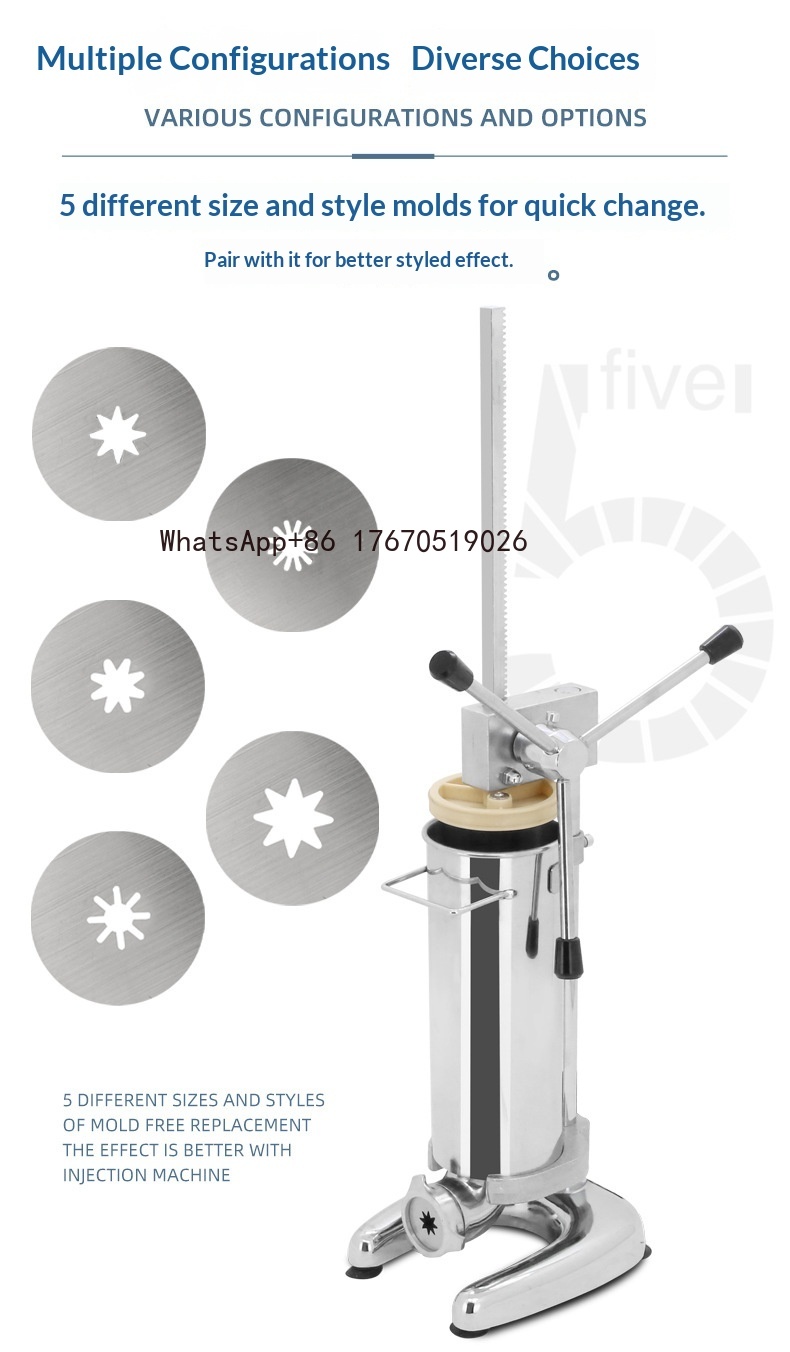 آلة صنع وحشو التشوروس الصناعية - مراجعة Churros Extruder Machine Manual وسعره