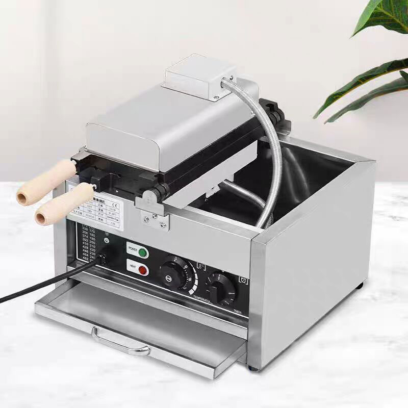 آلة تجارية كهربائية لصنع التاي - مراجعة Commercial Waffle Cone Maker Ice Cream وسعره