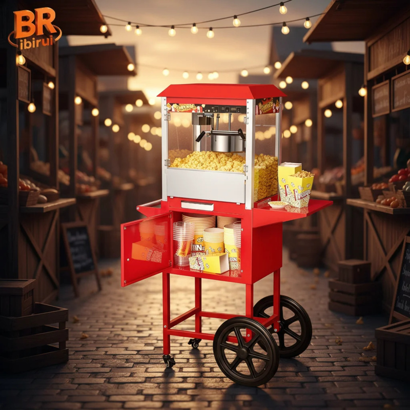 ماكينة صنع الفشار الكهربائية ا - مراجعة Commercial Popcorn Maker 8Oz وسعره