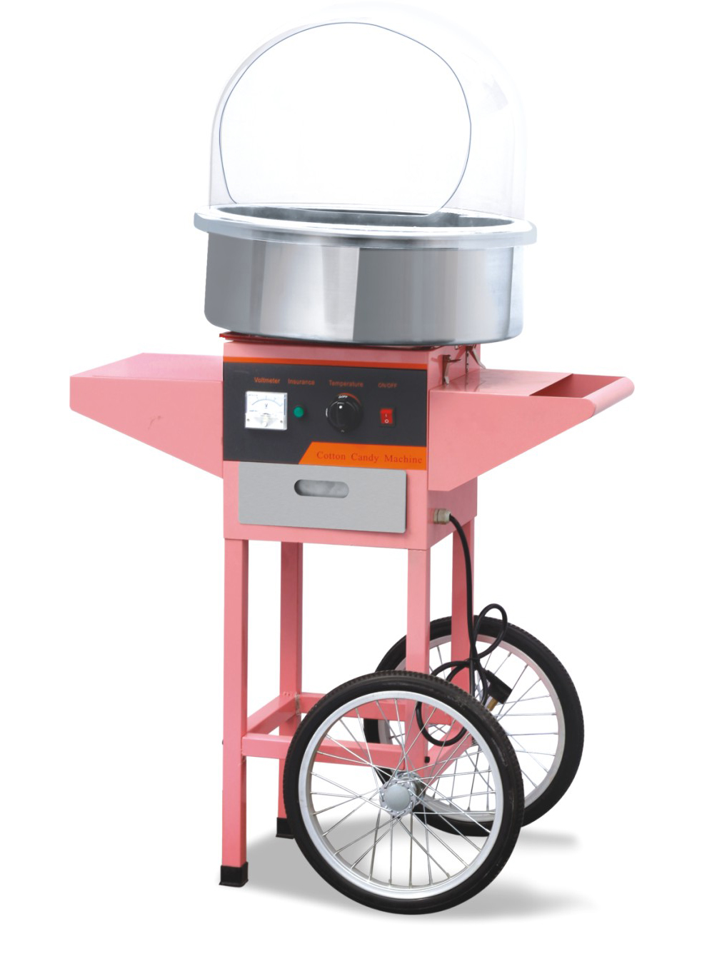 ماكينة حلوى القطن التجارية الج - مراجعة Commercial Cotton Candy Machine Cart وسعره