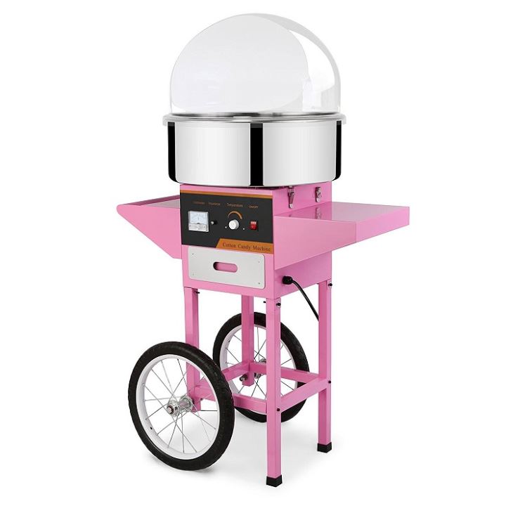 ماكينة حلوى القطن التجارية الج - مراجعة Commercial Cotton Candy Machine Cart وسعره
