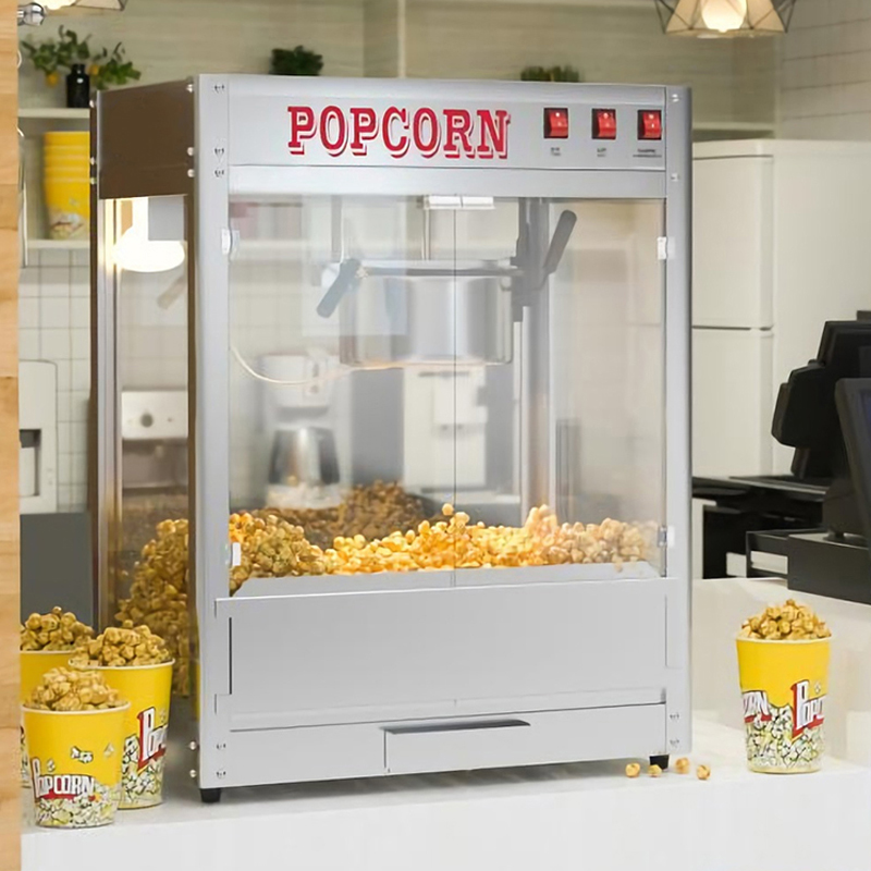 ماكينة صنع الفشار الكهربائية ص - مراجعة Commercial Popcorn Maker 8Oz وسعره