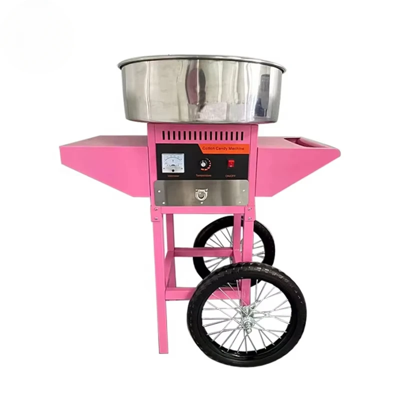 آلة غزل البنات التجارية الأوتو - مراجعة Commercial Cotton Candy Machine Cart وسعره