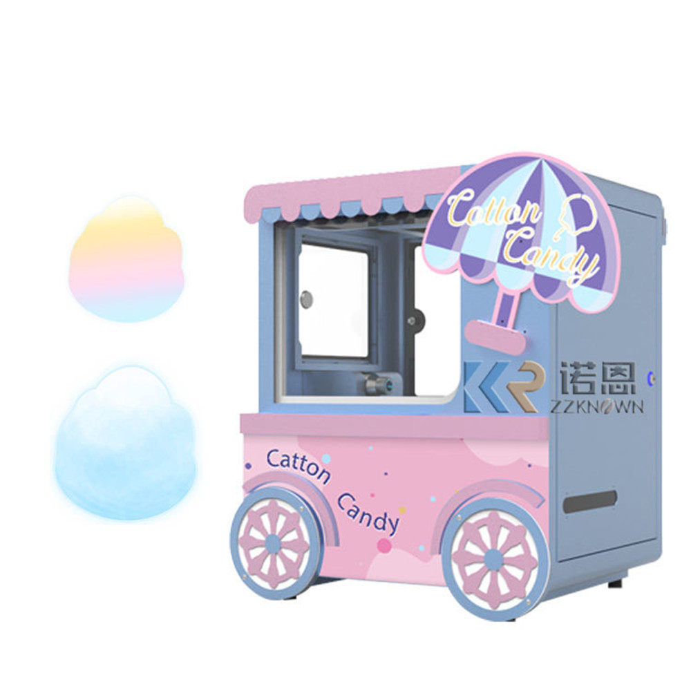 آلة صنع حلوى القطن التجارية ال - مراجعة Commercial Cotton Candy Machine Cart وسعره