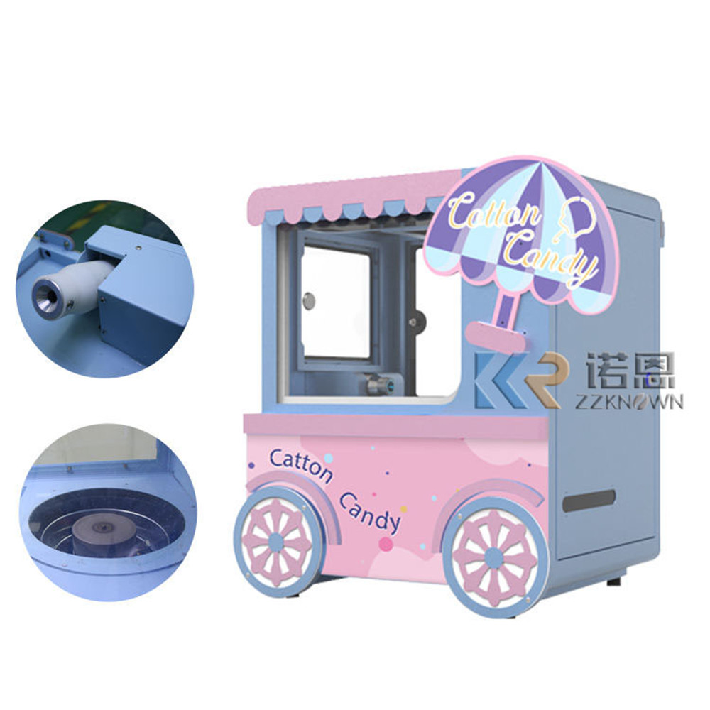 آلة صنع حلوى القطن التجارية ال - مراجعة Commercial Cotton Candy Machine Cart وسعره