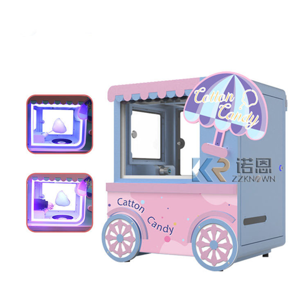 آلة صنع حلوى القطن التجارية ال - مراجعة Commercial Cotton Candy Machine Cart وسعره