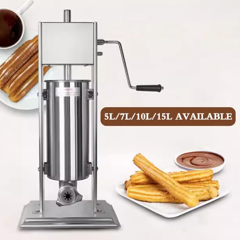 صانع كروس اليدوي آلة الفاكهة ا - مراجعة Churros Extruder Machine Manual وسعره