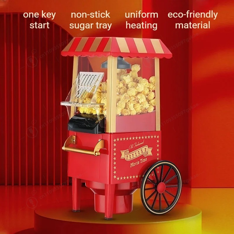 آلة صنع الفشار بتصميم عتيق مع  - مراجعة Popcorn Machine Cart Vintage Style وسعره
